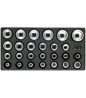 JUEGO DE LLAVES DE VASO 1/2"", UD 1899694 GEDORE